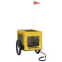 Remolque bicicleta mascotas hierro tela Oxford amarillo negro de vidaXL, Cochecitos para mascotas - Ref: Foro24-93917, Precio...