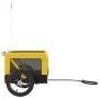 Remolque bicicleta mascotas hierro tela Oxford amarillo negro de vidaXL, Cochecitos para mascotas - Ref: Foro24-93917, Precio...