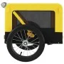 Remolque bicicleta mascotas hierro tela Oxford amarillo negro de vidaXL, Cochecitos para mascotas - Ref: Foro24-93917, Precio...