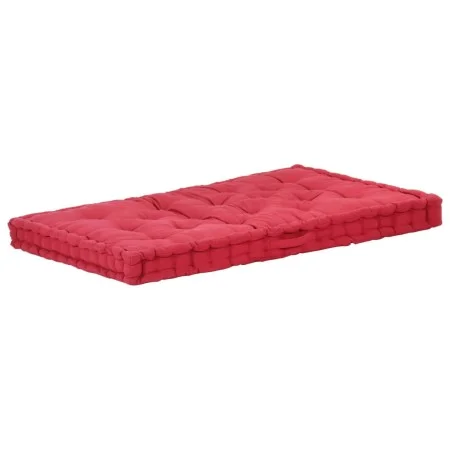 Cojín para palés algodón burdeos 120x80x10 cm de vidaXL, Cojines para sillas y sofás - Ref: Foro24-48684, Precio: 59,46 €, De...