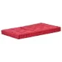 Cojín para palés algodón burdeos 120x80x10 cm de vidaXL, Cojines para sillas y sofás - Ref: Foro24-48684, Precio: 59,46 €, De...