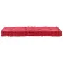 Cojín para palés algodón burdeos 120x80x10 cm de vidaXL, Cojines para sillas y sofás - Ref: Foro24-48684, Precio: 59,46 €, De...