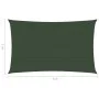 Sail awning HDPE dark green 160 g/m² 3x6 m by vidaXL, Umbrellas - Ref: Foro24-311460, Price: 42,88 €, Discount: %