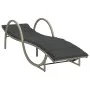 Tumbona con cojín ratán sintético gris claro 60x199x42 cm de vidaXL, Tumbonas - Ref: Foro24-368262, Precio: 140,72 €, Descuen...