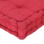 Cojín para palés algodón burdeos 120x80x10 cm de vidaXL, Cojines para sillas y sofás - Ref: Foro24-48684, Precio: 59,46 €, De...
