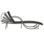 Sun lounger with light gray synthetic rattan cushion 60x199x42 cm by vidaXL, Loungers - Ref: Foro24-368262, Price: 162,39 €, ...