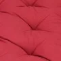 Cojín para palés algodón burdeos 120x80x10 cm de vidaXL, Cojines para sillas y sofás - Ref: Foro24-48684, Precio: 59,46 €, De...