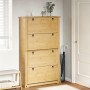 Corona shoe cabinet solid pine wood 99x32x163.5 cm by vidaXL, Shoe racks and shoe organizers - Ref: Foro24-4002787, Price: 19...