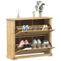 Corona shoe cabinet solid pine wood 99x32x85 cm by vidaXL, Shoe racks and shoe organizers - Ref: Foro24-4002785, Price: 134,2...