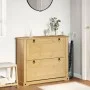 Corona shoe cabinet solid pine wood 99x32x85 cm by vidaXL, Shoe racks and shoe organizers - Ref: Foro24-4002785, Price: 139,0...