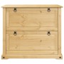 Corona shoe cabinet solid pine wood 99x32x85 cm by vidaXL, Shoe racks and shoe organizers - Ref: Foro24-4002785, Price: 134,2...