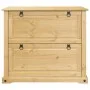 Corona shoe cabinet solid pine wood 99x32x85 cm by vidaXL, Shoe racks and shoe organizers - Ref: Foro24-4002785, Price: 139,0...