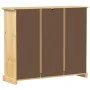 Corona shoe cabinet solid pine wood 99x32x85 cm by vidaXL, Shoe racks and shoe organizers - Ref: Foro24-4002785, Price: 139,0...