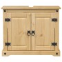 Mueble de lavabo de baño Corona madera maciza pino 73x33x60 cm