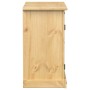 Mueble de lavabo de baño Corona madera maciza pino 73x33x60 cm