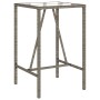 Grauer Outdoor-Stehtisch aus synthetischem Rattan, 70 x 70 x 110 cm von vidaXL, Gartentische - Ref: Foro24-368695, Preis: 114...