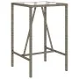 Gray synthetic rattan outdoor bar table 70x70x110 cm by vidaXL, Garden tables - Ref: Foro24-368695, Price: 123,38 €, Discount: %