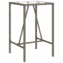 Grauer Outdoor-Stehtisch aus synthetischem Rattan, 70 x 70 x 110 cm von vidaXL, Gartentische - Ref: Foro24-368695, Preis: 114...