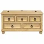 Corona Aufbewahrungsbox aus massivem Kiefernholz 90x78x45 cm von vidaXL, Aufbewahrungskisten - Ref: Foro24-4002770, Preis: 19...