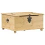 Corona Aufbewahrungsbox aus massivem Kiefernholz 90x78x45 cm von vidaXL, Aufbewahrungskisten - Ref: Foro24-4002770, Preis: 19...