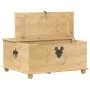 Corona Aufbewahrungsbox aus massivem Kiefernholz 90x78x45 cm von vidaXL, Aufbewahrungskisten - Ref: Foro24-4002770, Preis: 19...