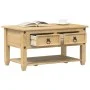 Corona coffee table with drawers solid pine wood 85x50x45 cm by vidaXL, Coffee table - Ref: Foro24-4002772, Price: 100,51 €, ...