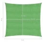 Hellgrünes HDPE Segelvorzelt 160 g/m² 4x4 m von vidaXL, Sonnenschirme - Ref: Foro24-311276, Preis: 38,83 €, Rabatt: %
