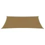 Taupe grey HDPE sail shade 160 g/m² 2.5x4.5 m by vidaXL, Umbrellas - Ref: Foro24-311400, Price: 31,42 €, Discount: %