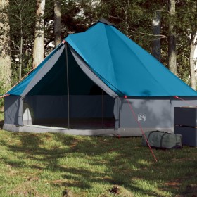 Familienzelt Tipi 6 Personen wasserdicht blau von vidaXL, Zelte - Ref: Foro24-94586, Preis: 112,20 €, Rabatt: %