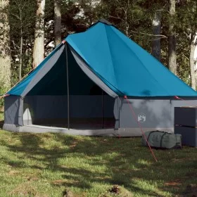 Tienda de campaña familiar tipi 6 personas impermeable azul de vidaXL, Tiendas de campaña - Ref: Foro24-94586, Precio: 141,74...