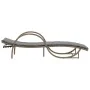 Lounger with beige synthetic rattan cushion 60x199x42 cm by vidaXL, Loungers - Ref: Foro24-368261, Price: 140,72 €, Discount: %