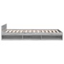 Sonoma gray engineered wood bed with drawer 100x200 cm by vidaXL, Beds and slatted bases - Ref: Foro24-3280795, Price: 137,30...