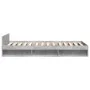 Concrete gray engineered wood bed with drawer 75x190 cm by vidaXL, Beds and slatted bases - Ref: Foro24-3280807, Price: 114,8...