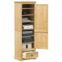 Corona Kleiderschrank aus massivem Kiefernholz 55x38x170 cm von vidaXL, Kleiderschränke - Ref: Foro24-4002767, Preis: 214,58 ...