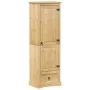 Corona wardrobe solid pine wood 55x38x170 cm by vidaXL, Wardrobes - Ref: Foro24-4002767, Price: 215,19 €, Discount: %