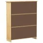 Mueble zapatero Corona madera maciza de pino 99x32x124,5 cm de vidaXL, Zapateros y organizadores de calzado - Ref: Foro24-400...