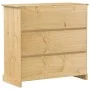 Corona wine rack solid pine wood 107.5x51x105.5 cm by vidaXL, Wine and liquor cabinets - Ref: Foro24-4002790, Price: 119,57 €...