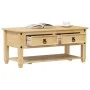 Corona coffee table with drawers solid pine wood 100x48x45 cm by vidaXL, Coffee table - Ref: Foro24-4002773, Price: 120,12 €,...