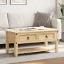 Corona coffee table with drawers solid pine wood 100x48x45 cm by vidaXL, Coffee table - Ref: Foro24-4002773, Price: 120,12 €,...