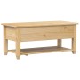 Corona coffee table with drawers solid pine wood 100x48x45 cm by vidaXL, Coffee table - Ref: Foro24-4002773, Price: 113,18 €,...