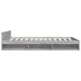 Cama con cajones madera de ingeniería gris Sonoma 135x190 cm de vidaXL, Camas y somieres - Ref: Foro24-3280774, Precio: 152,7...
