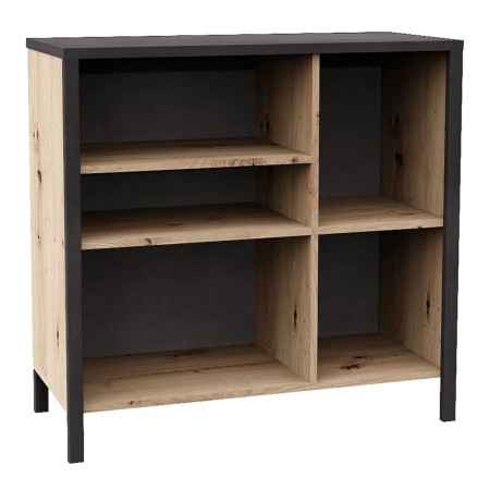 FMD Chest of drawers with 5 open compartments handmade in steel and oak by FMD, Wardrobes - Ref: Foro24-429447, Price: 189,11...