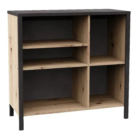 FMD Chest of drawers with 5 open compartments handmade in steel and oak by FMD, Wardrobes - Ref: Foro24-429447, Price: 202,92...