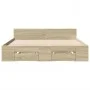 Cama con cajones madera ingeniería roble Sonoma 120x200 cm de vidaXL, Camas y somieres - Ref: Foro24-3280757, Precio: 149,54 ...