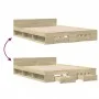 Cama con cajones madera ingeniería roble Sonoma 120x200 cm de vidaXL, Camas y somieres - Ref: Foro24-3280757, Precio: 149,54 ...