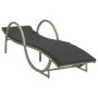 Tumbonas con mesita 2 unidades ratán sintético gris claro by vidaXL, Loungers - Ref: Foro24-368268, Price: 267,75 €, Discount: %