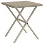 Tumbonas con mesita 2 unidades ratán sintético gris claro by vidaXL, Loungers - Ref: Foro24-368268, Price: 267,75 €, Discount: %