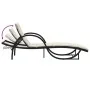 Liegestühle mit Tisch 2 Stück in schwarzem synthetischem Rattan von vidaXL, Liegen - Ref: Foro24-368263, Preis: 262,23 €, Rab...