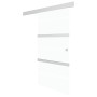 Schiebetür aus ESG-Glas und silbernem Aluminium, 90 x 205 cm von vidaXL, Türen - Ref: Foro24-288059, Preis: 265,16 €, Rabatt: %