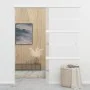 Puerta corredera vidrio ESG y aluminio plateado 90x205 cm de vidaXL, Puertas - Ref: Foro24-288059, Precio: 259,99 €, Descuent...